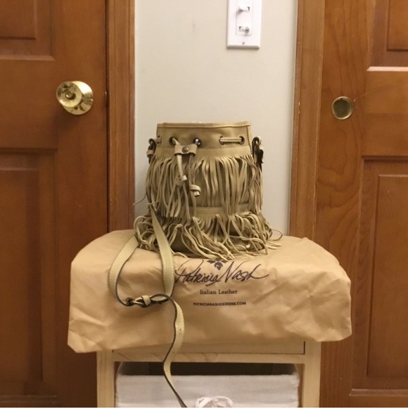 Patricia Nash Tan Fringed Crossbody Bag - Picture 4 of 11